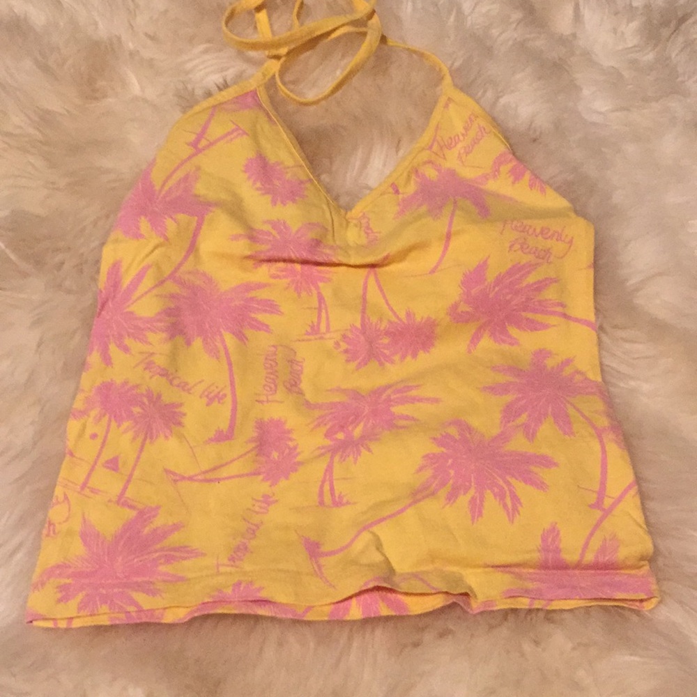 Divided summer halter top